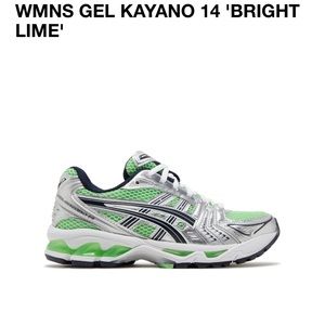 ASICS Gel Kayano 14 Bright Lime
Sneakers sz 8 Women's BRAND-NEW with box